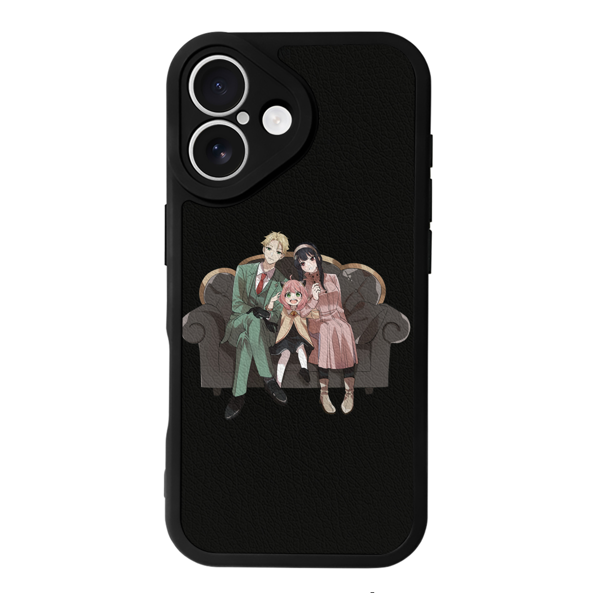 （画像用） SPY×FAMILY间谍家家酒 【iPhone 16シリーズ対応】シリコンスマホケース（レザー調） 材質：シリコン